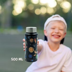 Voik Kiddo Space Stainless Steel Screw Water Bottle 500ml