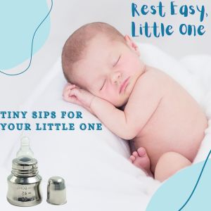 Voik Vega Stainless Steel Baby Feeding Bottle 80ml