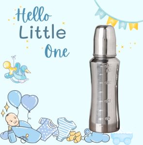 Voik Vega Stainless Steel Baby Feeding Bottle 240ml