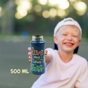 Voik Kiddo Live Stainless Steel Screw Water Bottle 500ml