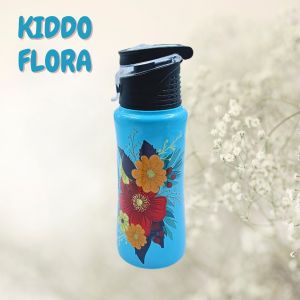 Voik Kiddo Flora Stainless Steel Flip Cap Water Bottle 500ml