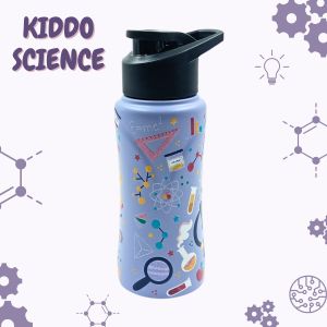 Voik Kiddo Science Stainless Steel Sipper Water Bottle 500ml