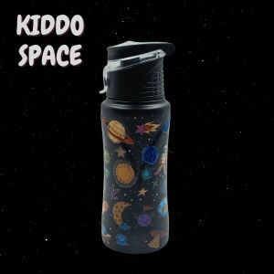 Voik Kiddo Space Stainless Steel Flip Cap Water Bottle 500ml