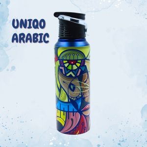 Voik Uniqo Arabic Stainless Steel Flip Cap Water Bottle 750ml