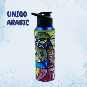 Voik Uniqo Arabic Stainless Steel Sipper Water Bottle 750ml