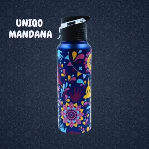 Voik Uniqo Mandana Stainless Steel Flip Cap Water Bottle 750ml