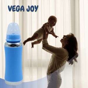 Voik Vega Joy Blue Stainless Steel Baby Feeding Bottle 240ml