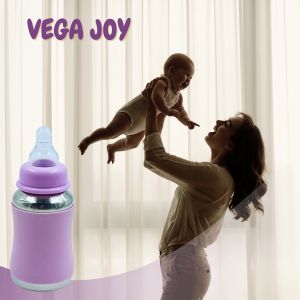 Voik Vega Joy Purple Stainless Steel Baby Feeding Bottle 140ml