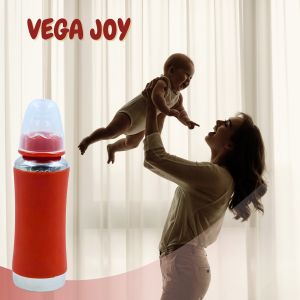 Voik Vega Joy Red Stainless Steel Baby Feeding Bottle 240ml