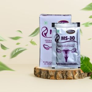 Rakson Life SCIENCES MS-30 KIT - Comprehensive PCOS/PCOD AND ovarian cyst Solution, 30 Herbs Tablets & Decotion for Female Health