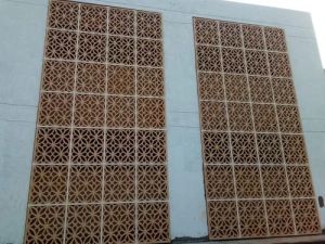 Decoration Brown GRC Jali