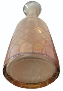 Bottle Shape Glass Flower Vase