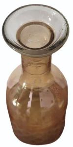 Bottle Shape Glass Flower Vase