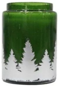 Printed Glass Candle Jar