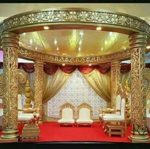 Wedding Fiber Mandap