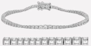 BTR65199 Wave Graduation Series Diamond Bracelet