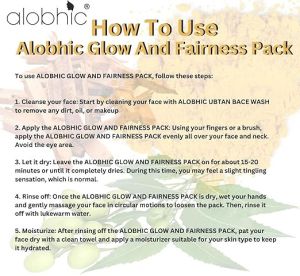 Alobhic Glow and Fairness Face Pack