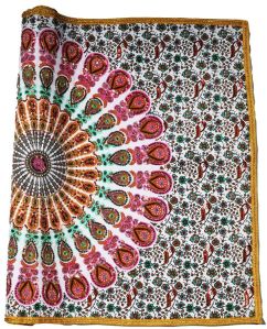 Pink Lotus Handcrafted Wall Hanging