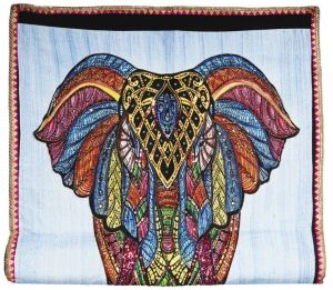 Handmade Colorful Elephant Wall Hanging