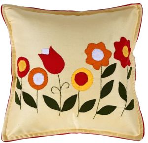 Handmade Spring Flowers Cushion Covers