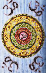 Om Chakra Tapestry Wall Hanging