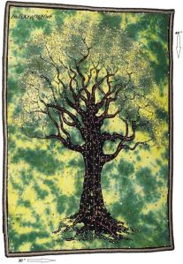 Handmade Unique Green Tree Wall Hanging