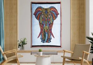 Handmade Colorful Elephant Wall Hanging
