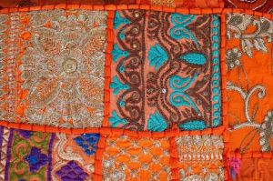 indian patchwork cushion cover