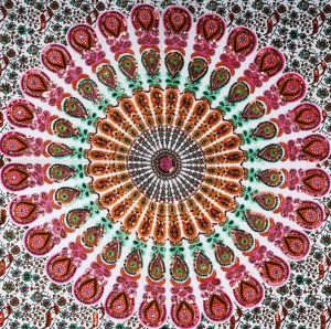 Pink Lotus Handcrafted Wall Hanging