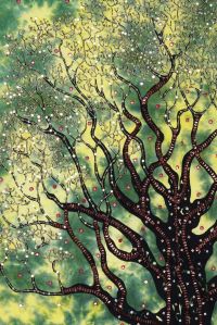 Handmade Unique Green Tree Wall Hanging