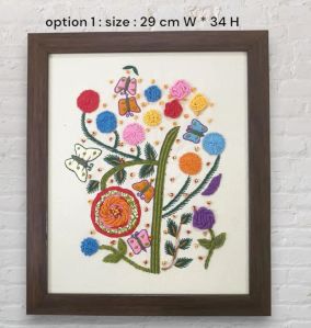 Hand Embroidered Wall Hangings