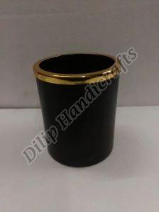 Black Round Flower Pot