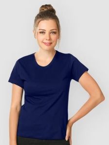 Ladies Dark Blue T Shirt