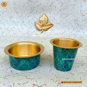 Brass Coffee Dabara Set