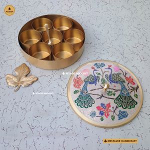 Brass Masala Box