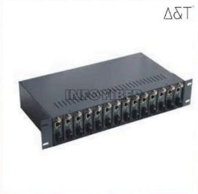 16 Slot Chassis Fiber Media Converter