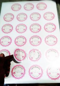 Die Cut Barcode Sticker Printing Services