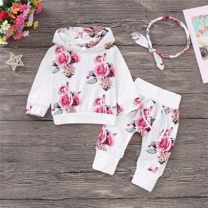 Girls Printed Hooded Tracksuit