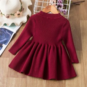Knitted Full Sleeve Baby Girl Dress