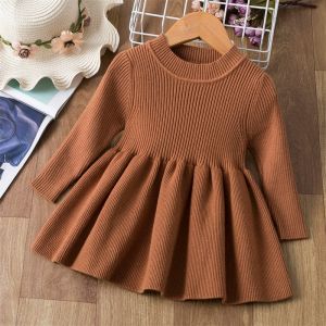 Knitted Full Sleeve Baby Girl Dress