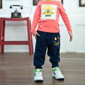 Baby Boy Printed Cotton Joggers
