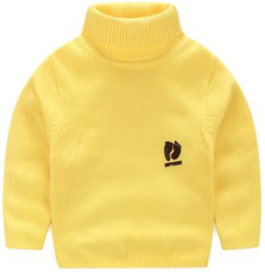 Baby Boy Breathable High Neck Sweater