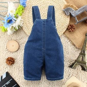 Baby Boy Dog Style Denim Dungaree