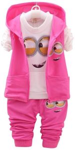Baby Boy Minion Print 3 Piece Set