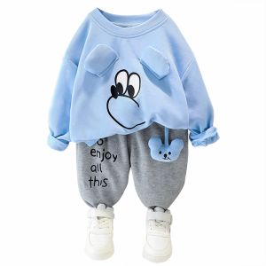 Baby Boy Woolen Printed Tracksuit