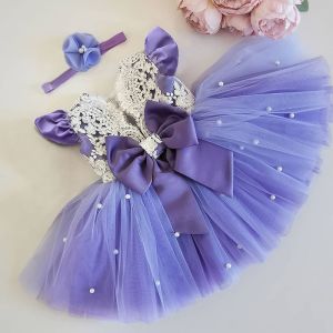 Girls Bowknot Party Wear Dress