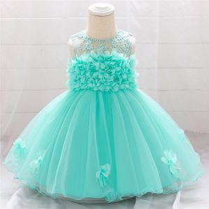 Baby Girl Lace Pattern Party Wear Dress