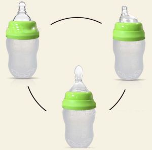 Spoon Style Silicone Baby Feeding Bottle