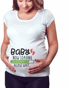 Ladies Printed Maternity T Shirt