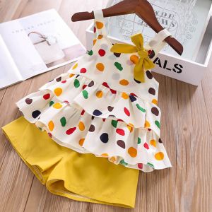 Baby Girl Printed Summer Top & Shorts Set